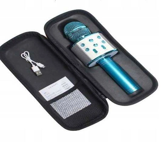 Bezdrôtový karaoke mikrofón s Bluetooth a puzdrom