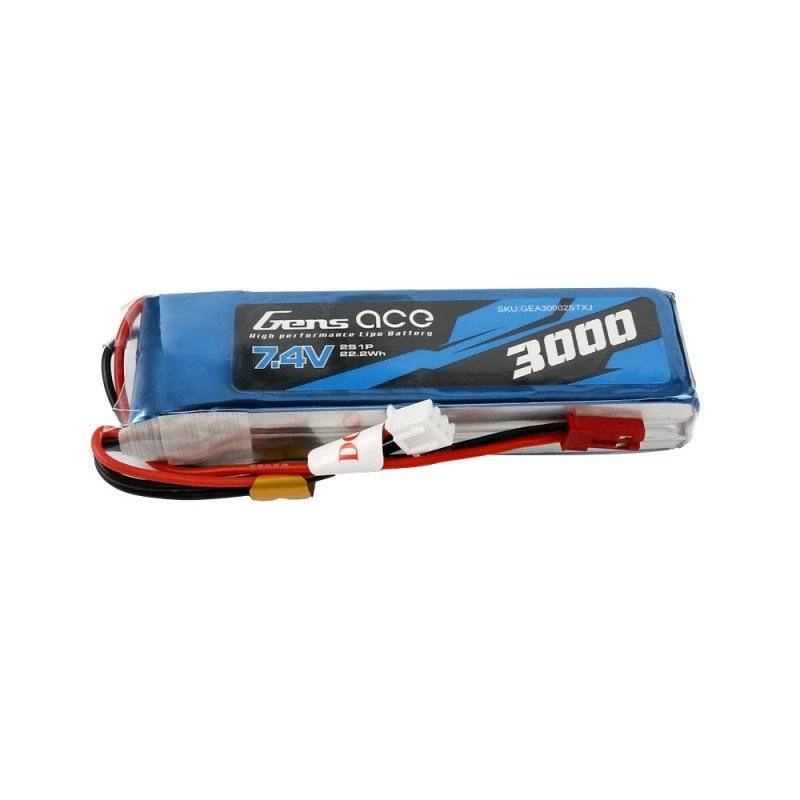 E-shop Gens Ace 1C 2S1P LiPo batéria 7.4V 3000 mAh