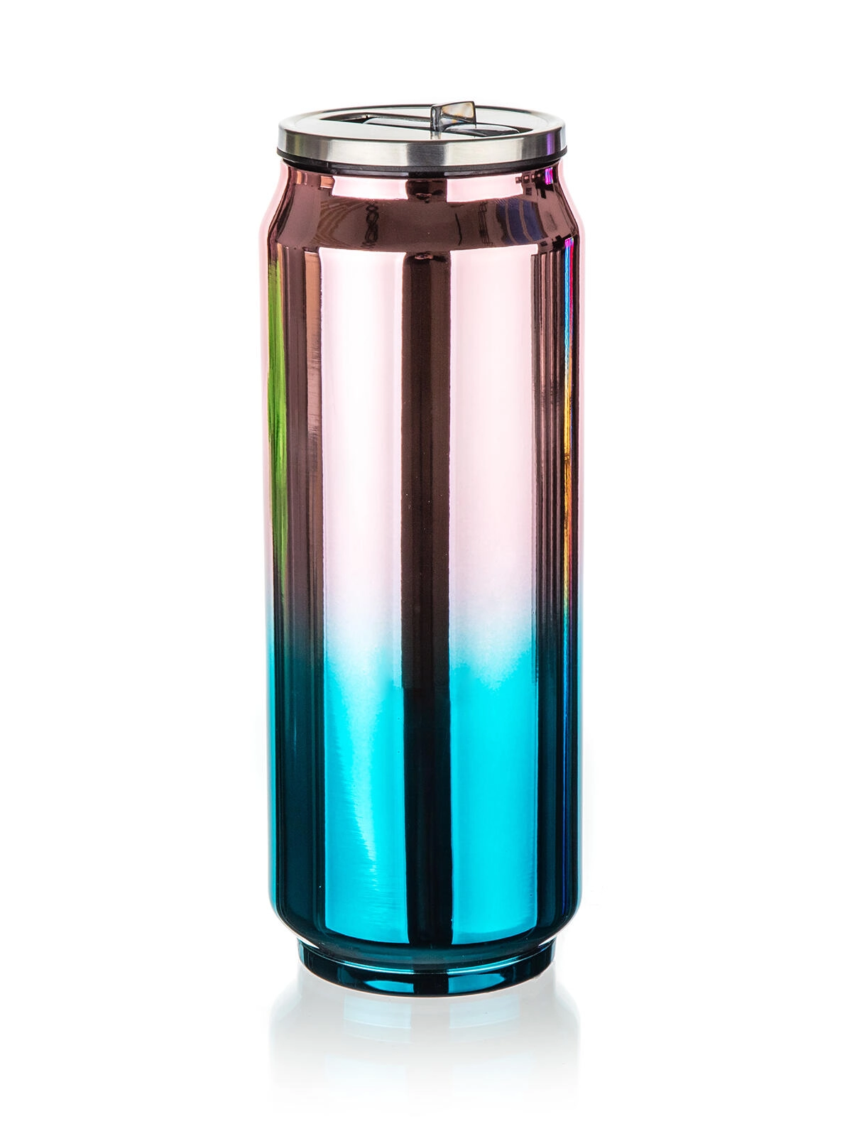 Banquet Termoska BE COOL 430 ml zlatorůžová a modrozelená