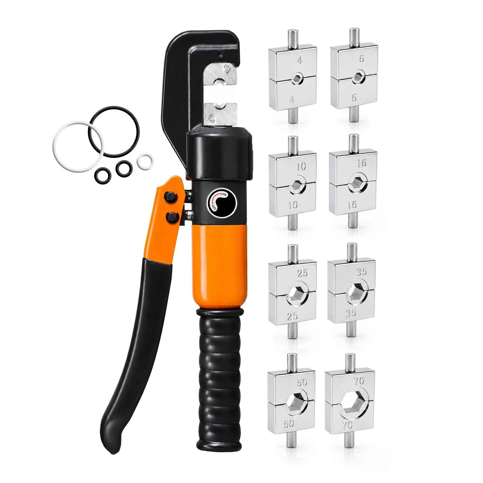 Hydraulické lisovacie kliešte na dutinky RENEW FORCE 4–70 mm²