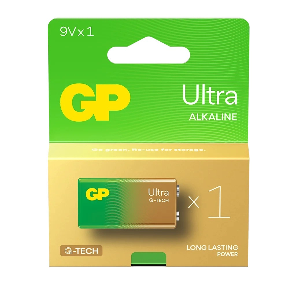Batéria 9V GP Ultra Alkaline