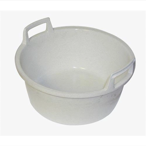 E-shop Plastový škopok 43 cm s uchami granit
