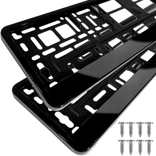E-shop Xtrobb 22028 Podložka pod ŠPZ čierna 2 ks