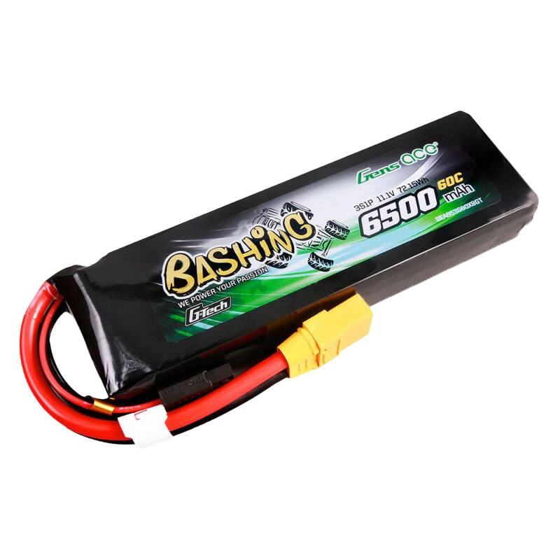 E-shop LiPo batéria Gens Ace G-Tech Bashing 6500 mAh 11,1 V 60C 3S s konektorom XT90