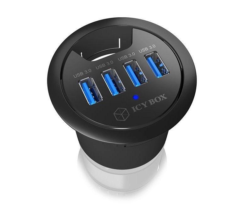 Stolový rozbočovač USB 3.0 60 mm