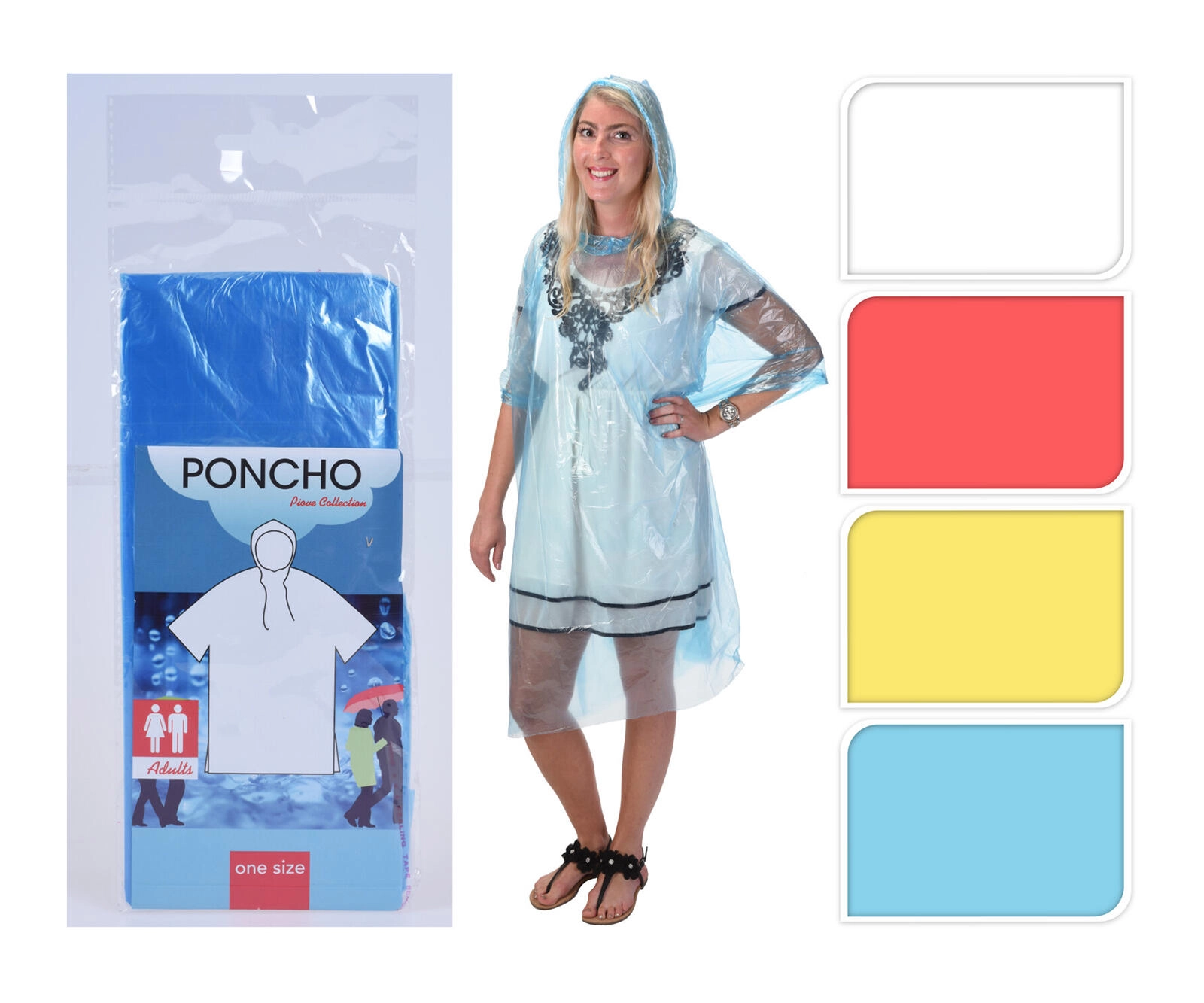 E-shop SEDCO PONCHO TRANSPARENT ADULT