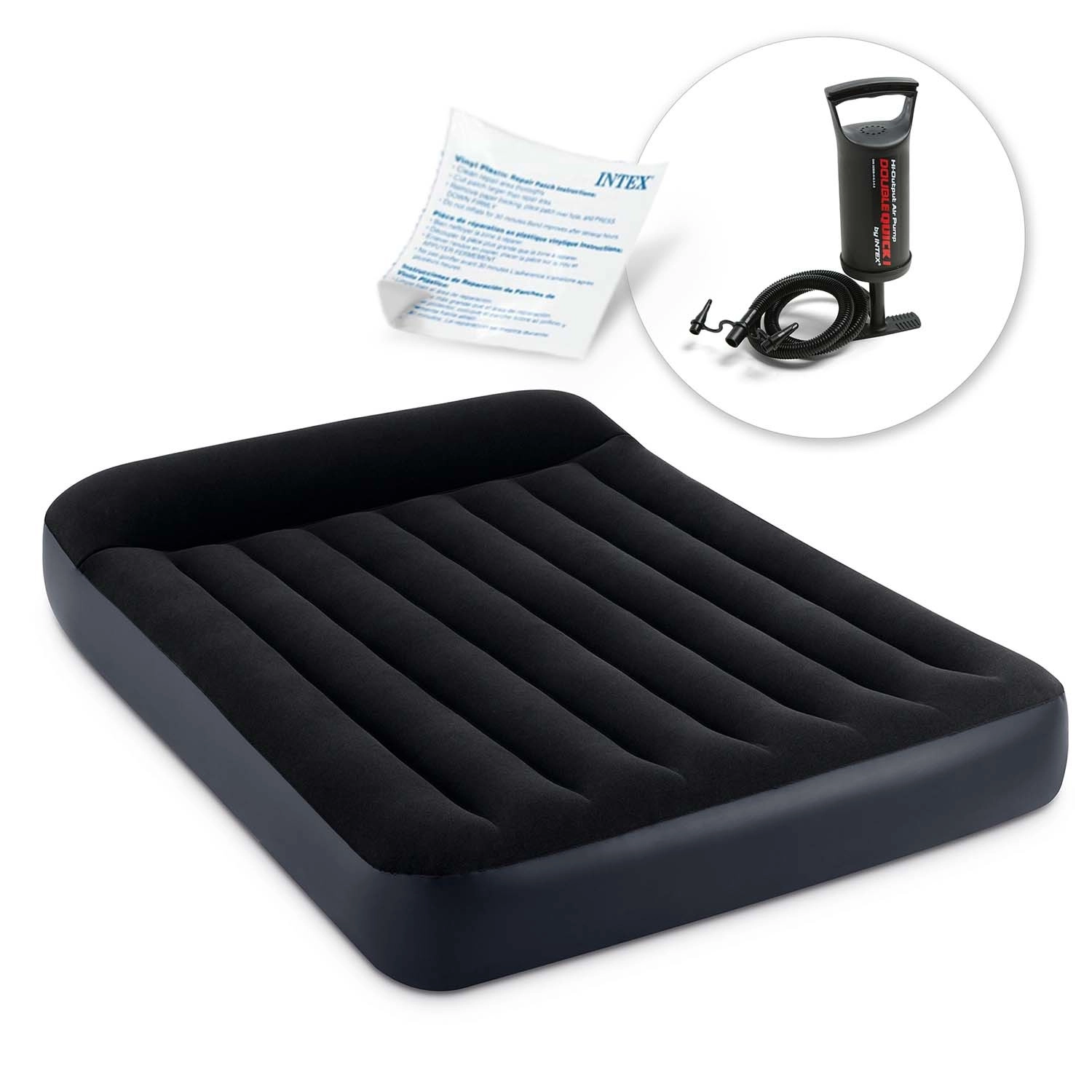 E-shop Intex Full Pillow Rest 191 x 137 x 25 cm s piestovou pumpou 64142