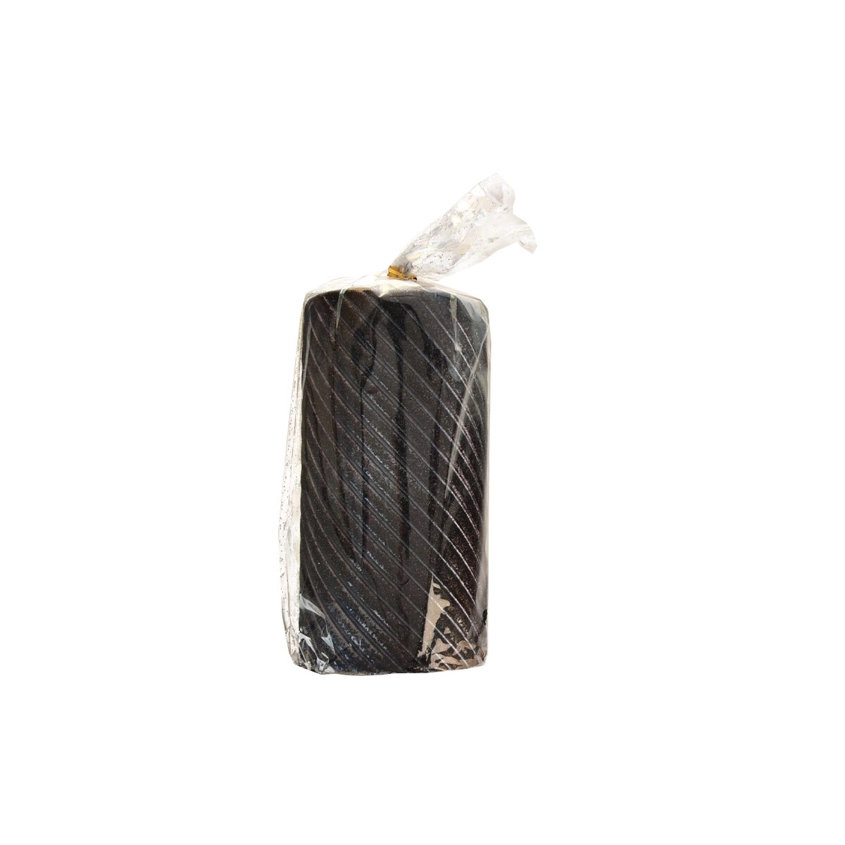 E-shop Valcová sviečka Caro čierna 7 × 14 cm