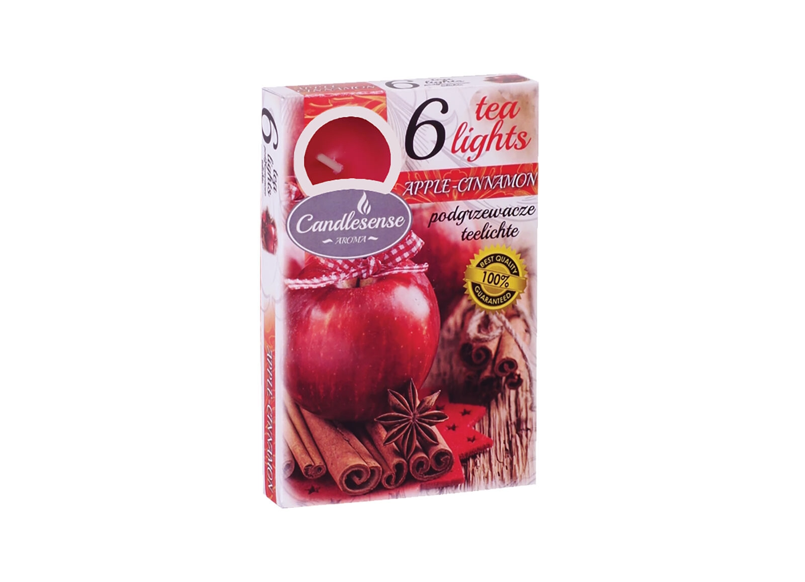 E-shop Admit Tea Lights Apple Cinnamon 6 ks