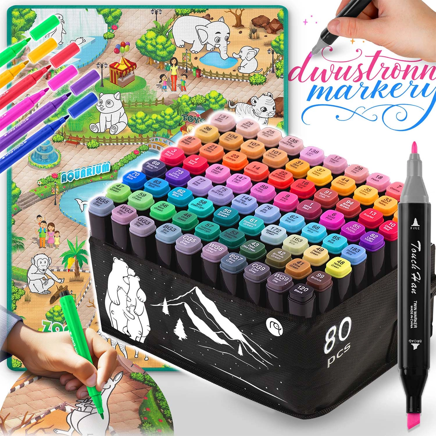 E-shop Ricokids Rolovaná penová podložka na vyfarbovanie RK 344