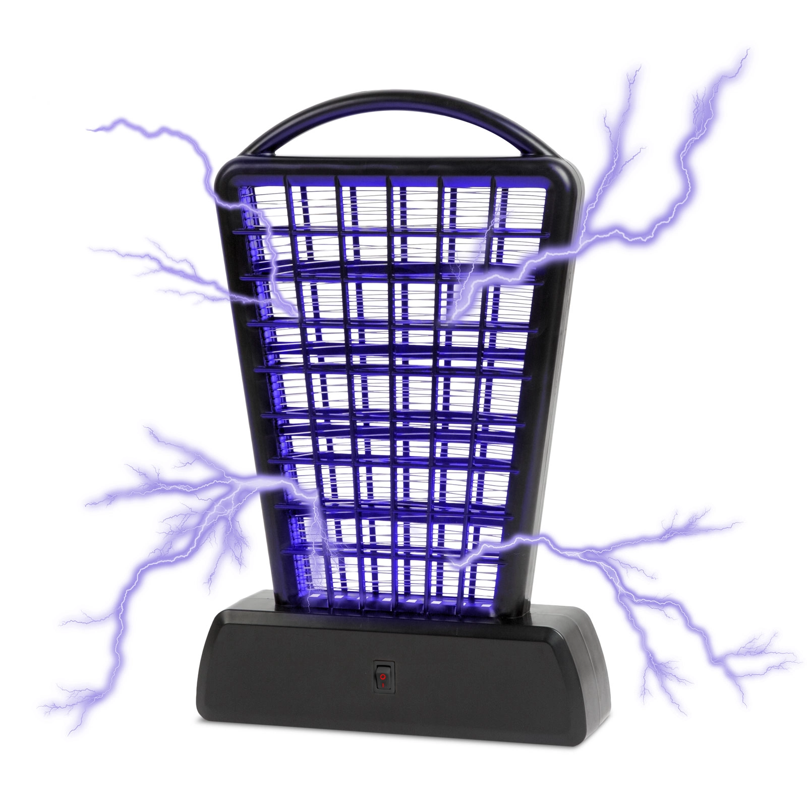 UV lampa proti hmyzu na stôl s USB a batériovým napájaním, čierna
