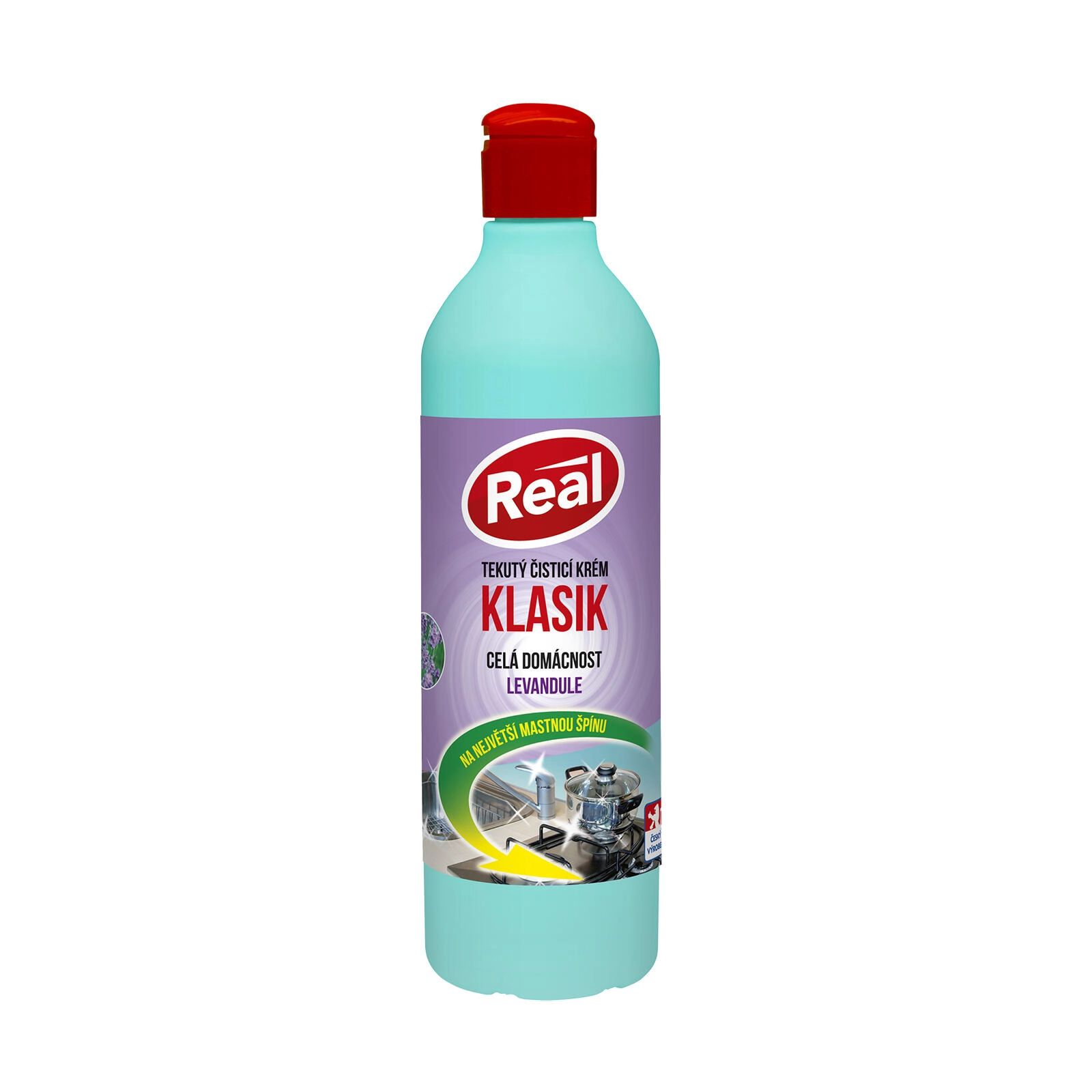 E-shop Real Classic tekutý čiastiaci krém Levandule 600 g