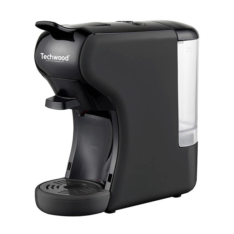 Kapsulový kávovar Techwood čierny