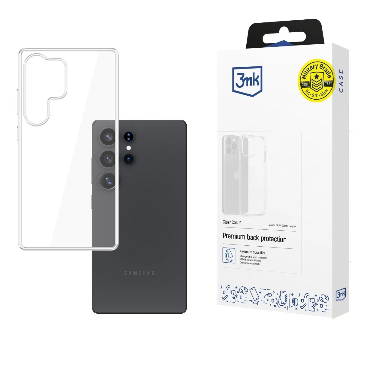 Číre puzdro pre Samsung S25 Ultra