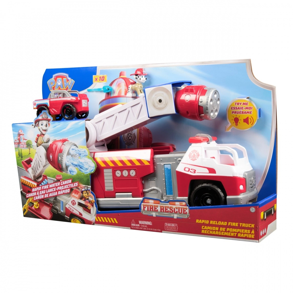E-shop Spin Master Tlapková patrola Fire Rescue Veľké interaktívne hasičské vozidlo