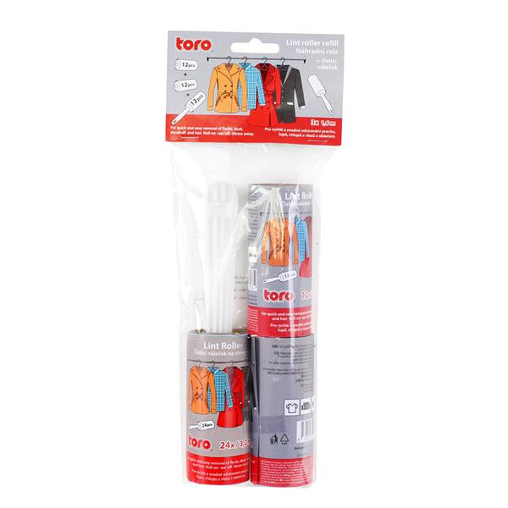 E-shop TORO čistiaci valček + 2 ks náhradná náplň