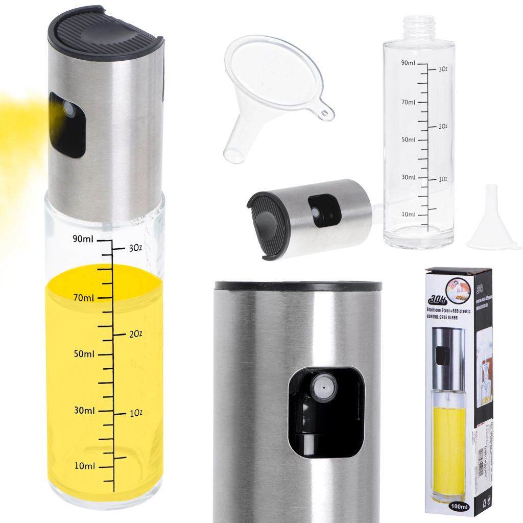 E-shop KIK KX4665 Rozprašovač oleja so stupnicou 100ml