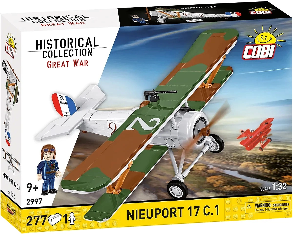 E-shop Cobi 2997 Great War Nieuport 17 C.1, 1:32, 277 k, 1 f