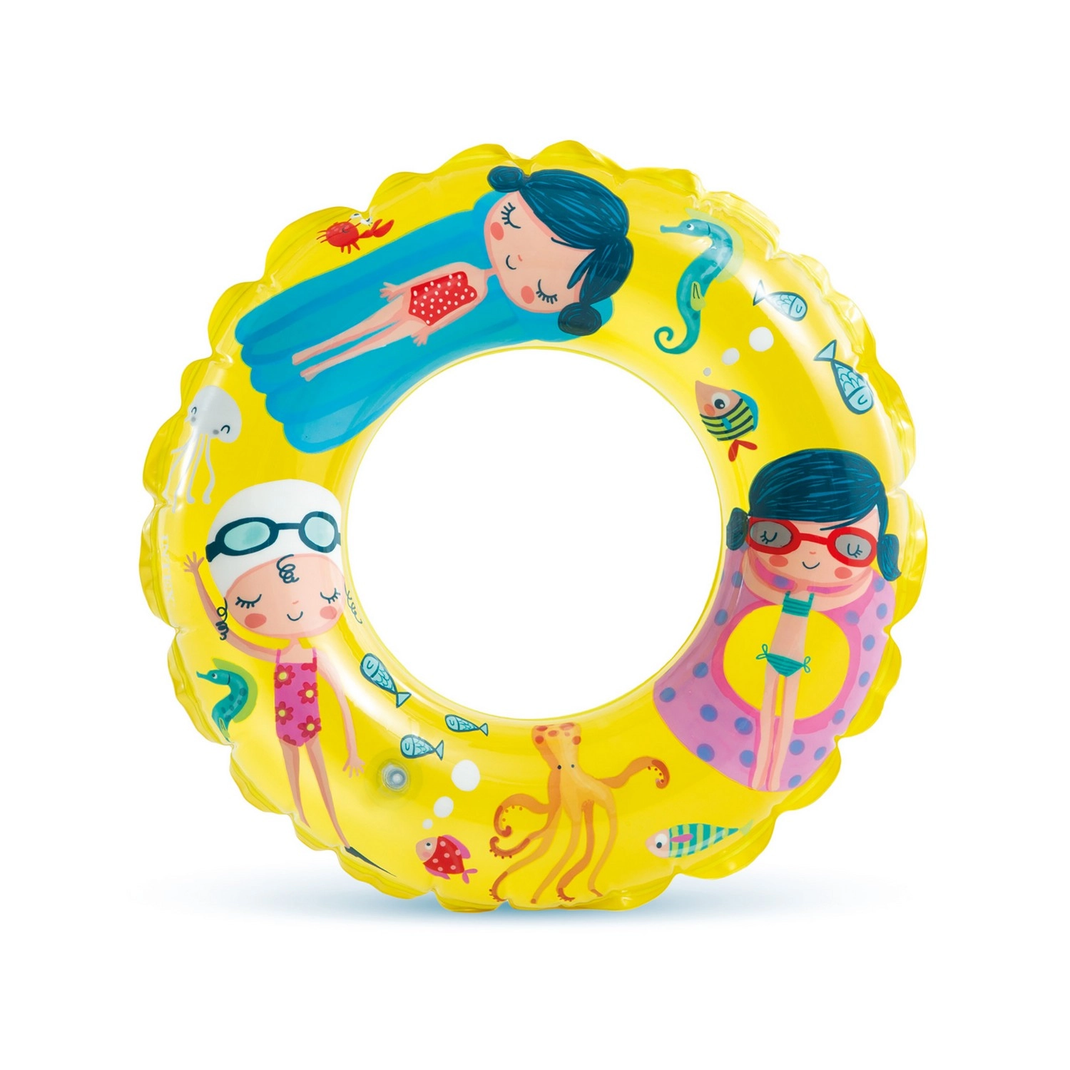 E-shop Nafukovací kruh 61 cm Intex – žltý
