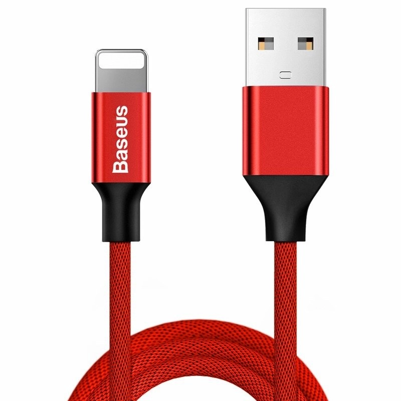 E-shop Baseus CALYW-A09 Lightning Yiven Apple Cable 2A, 1,8m, červený