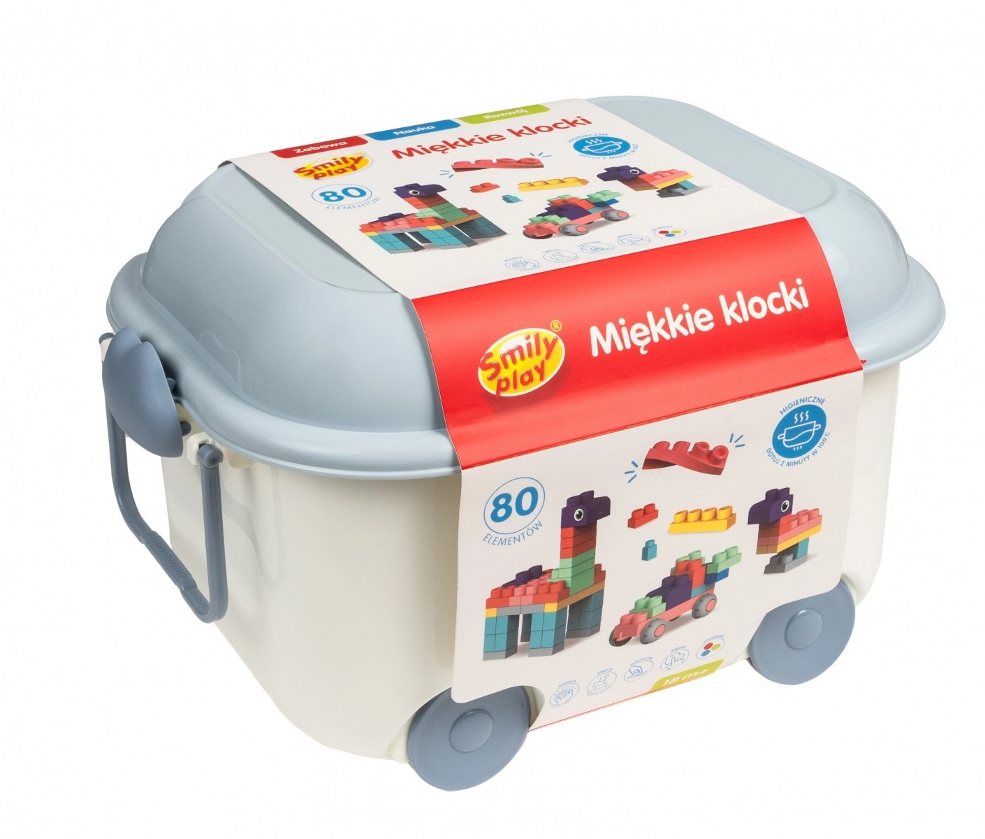E-shop Mäkké stavebnice pre deti, 80 dielikov