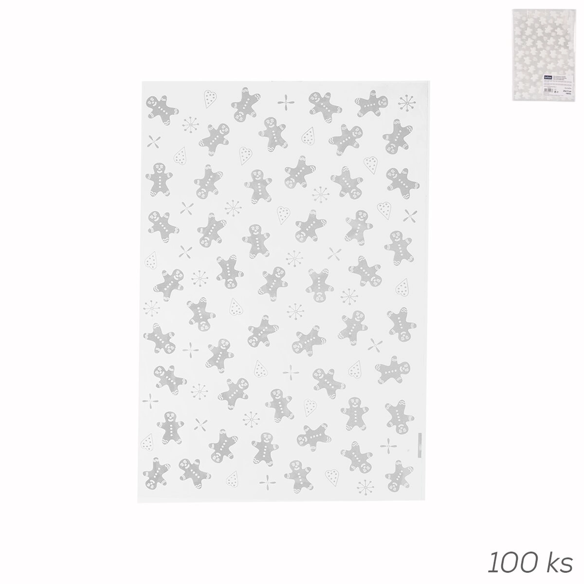 E-shop Darčekové vrecko PERNÍČEK 25x17 cm 100 ks