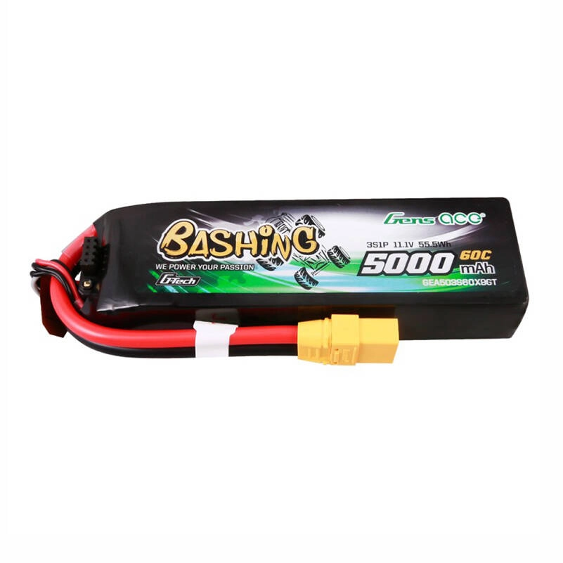 E-shop Gens ace G-Tech 5000mAh 11,1V 3S1P 60C Lipo batéria s XT90 Plug Bashing Series