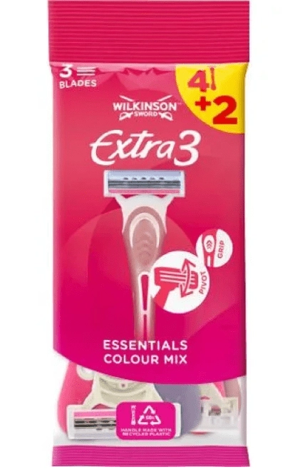 E-shop Wilkinson Extra3 Beauty 6 ks W302320500