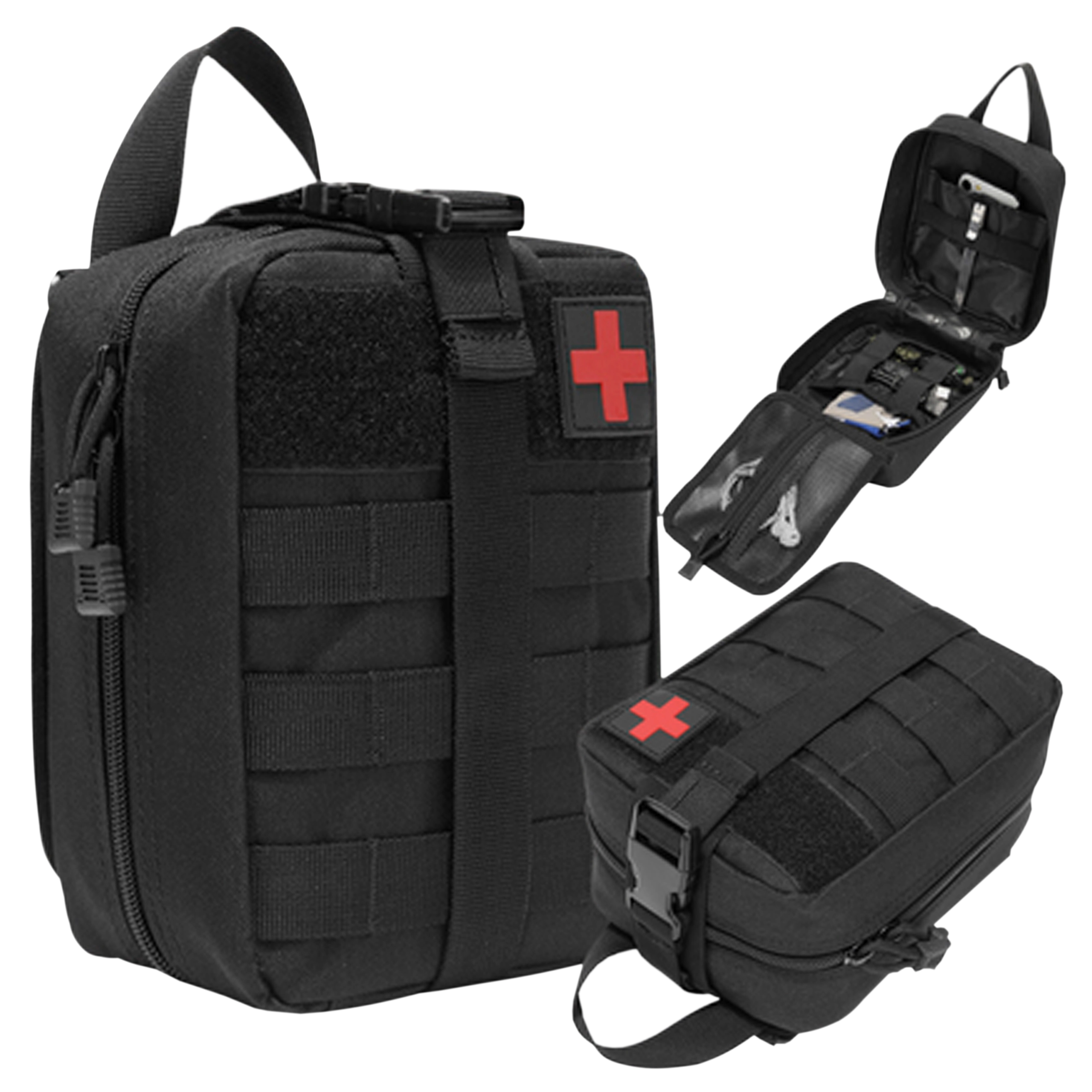 E-shop RealG Taktická lekárnička RC-K-271 s vybavením čierna