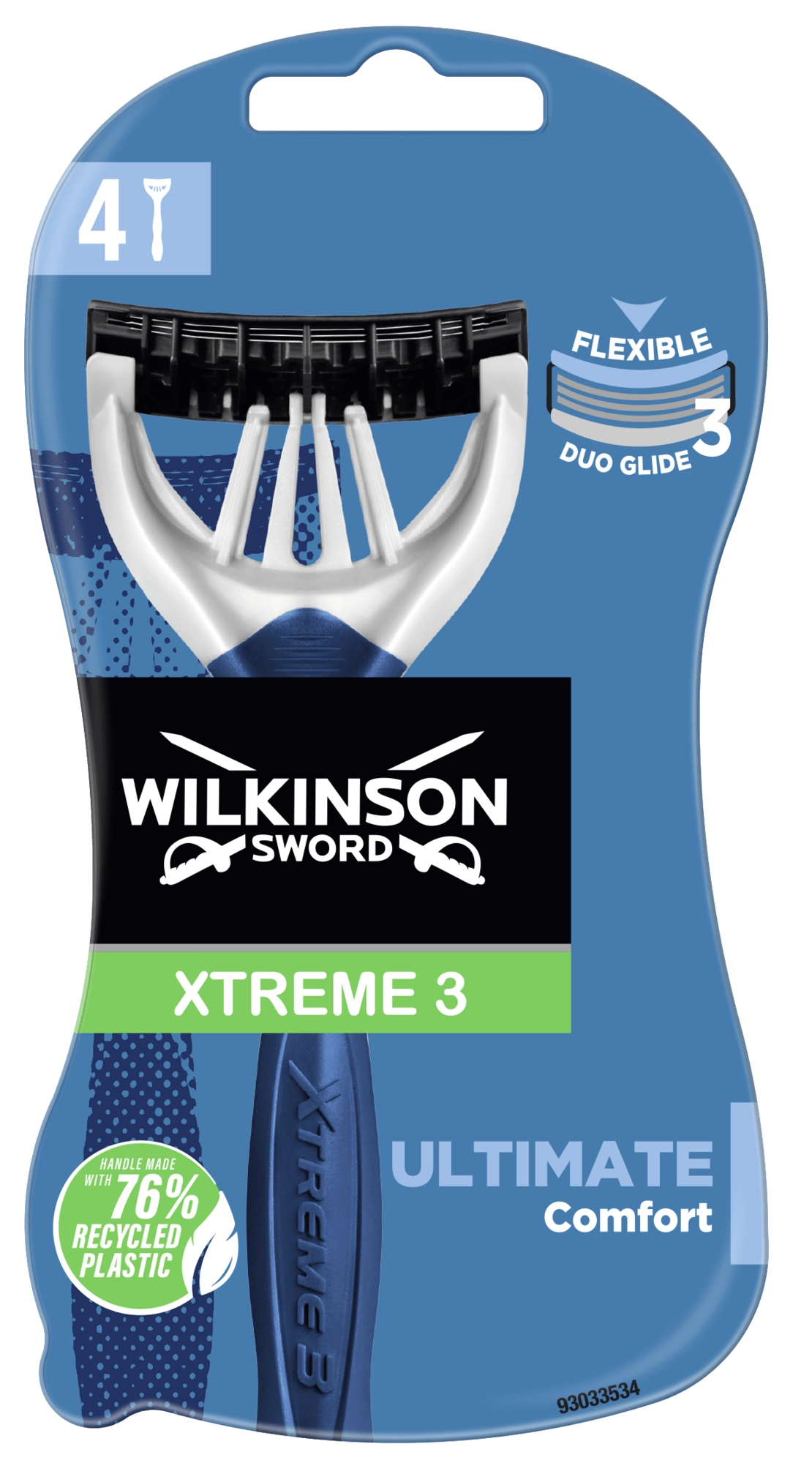 E-shop Wilkinson Xtreme3 Ultimate Plus jednorazové holiace strojčeky (4 ks)