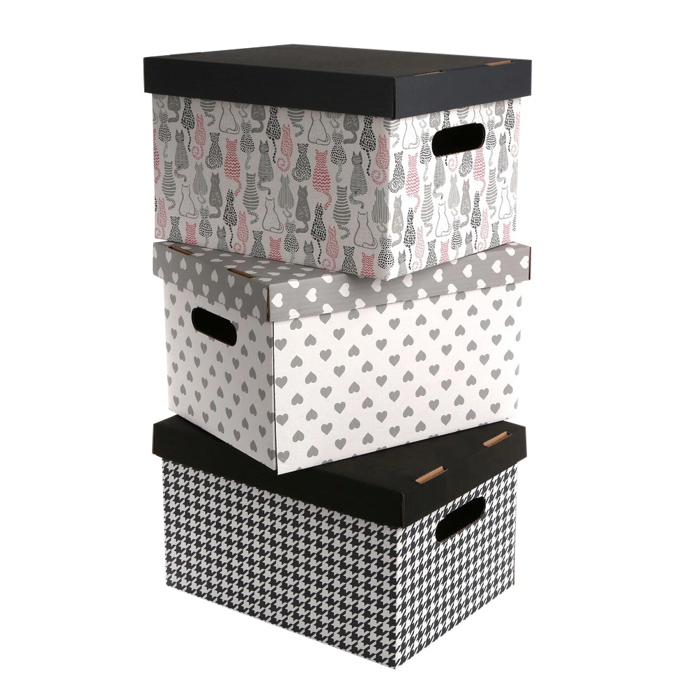 E-shop Dekoratívna úložná krabica s vekom 35 × 26 × 21 cm