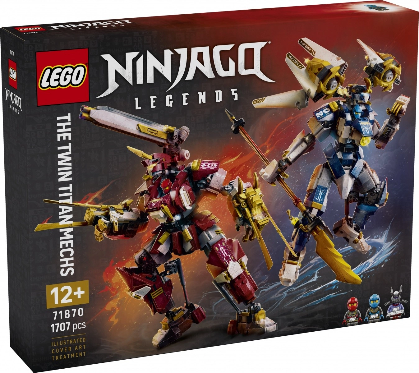 LEGO® NINJAGO 71870 Dvojica titánskych robotov