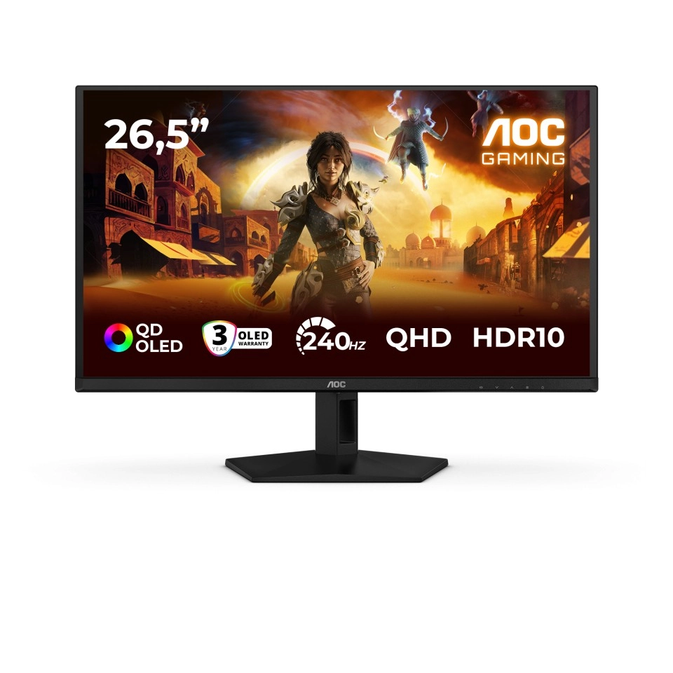 Herný monitor 26,5" QD‑OLED 240 Hz s HDMI a DisplayPort