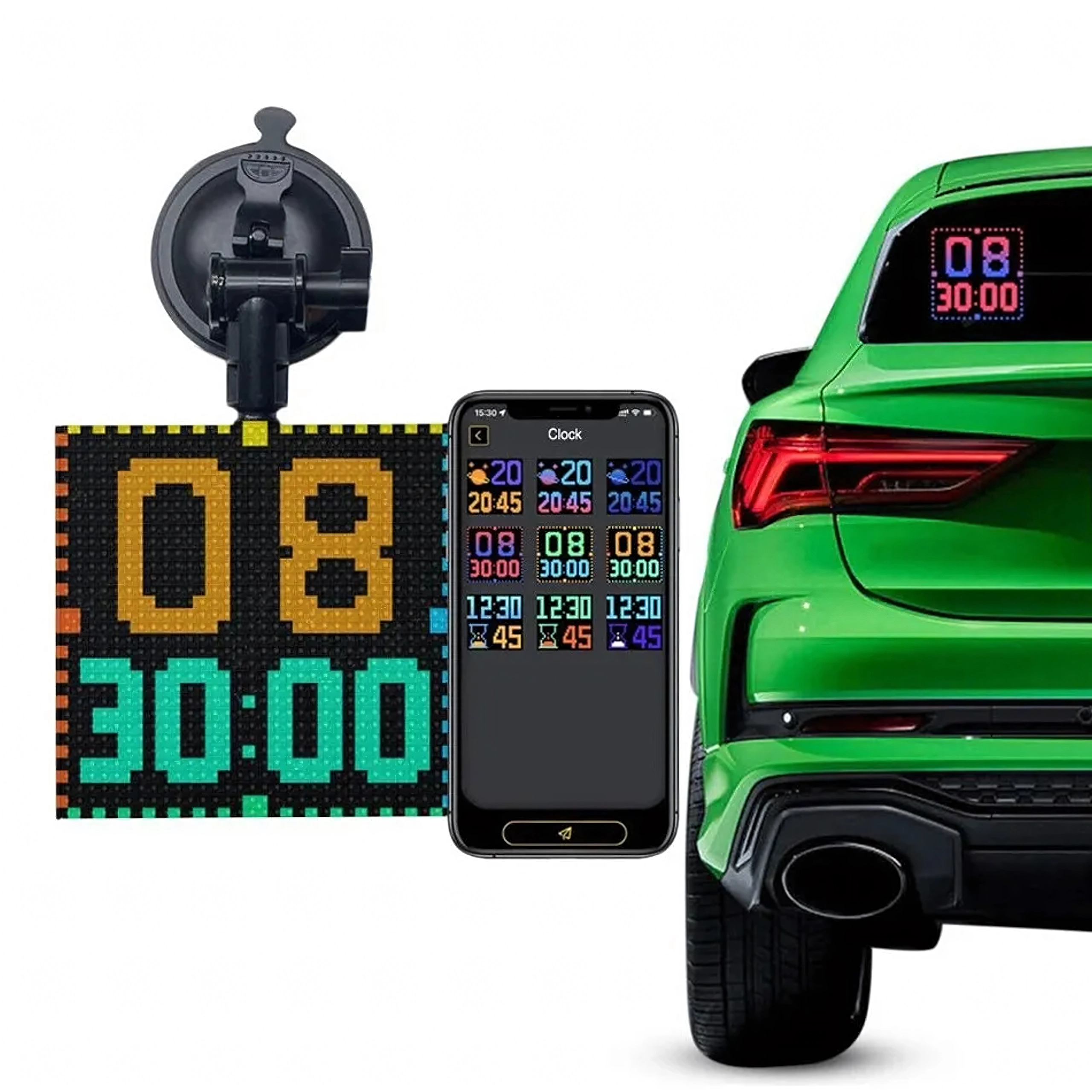 E-shop RealG RC-K-2094 Inteligentný LED RGB displej pre zadné okno automobilu, animácia