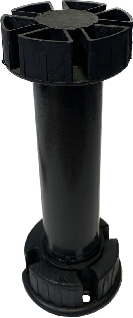 E-shop Nastaviteľná nábytková noha plastová 137–170 mm, priemer 53/47 mm