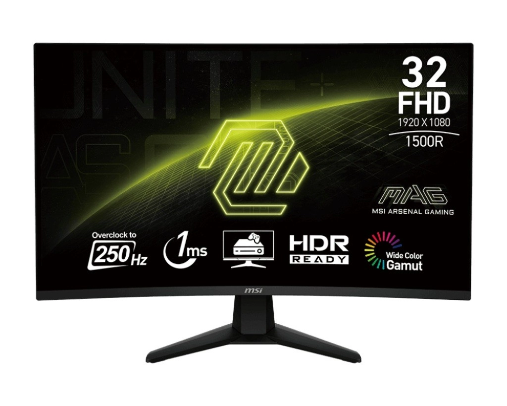 E-shop Monitor 31,5" MAG 32C6X LED FHD zakrivený 250 Hz čierny