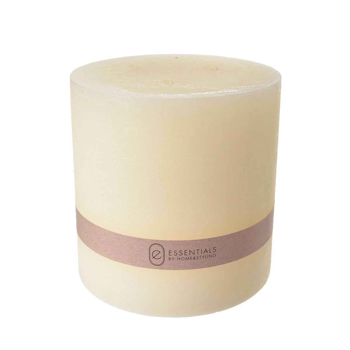 E-shop Biela dekoratívna sviečka blok 14 × 14 × 14 cm (1410 g)