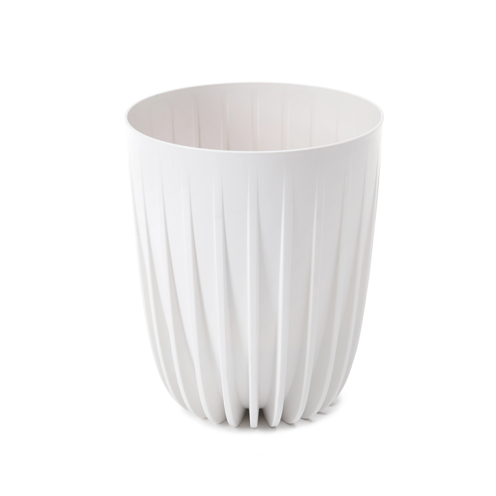 Kvetináč Mira Eco Recycled 19 cm biely