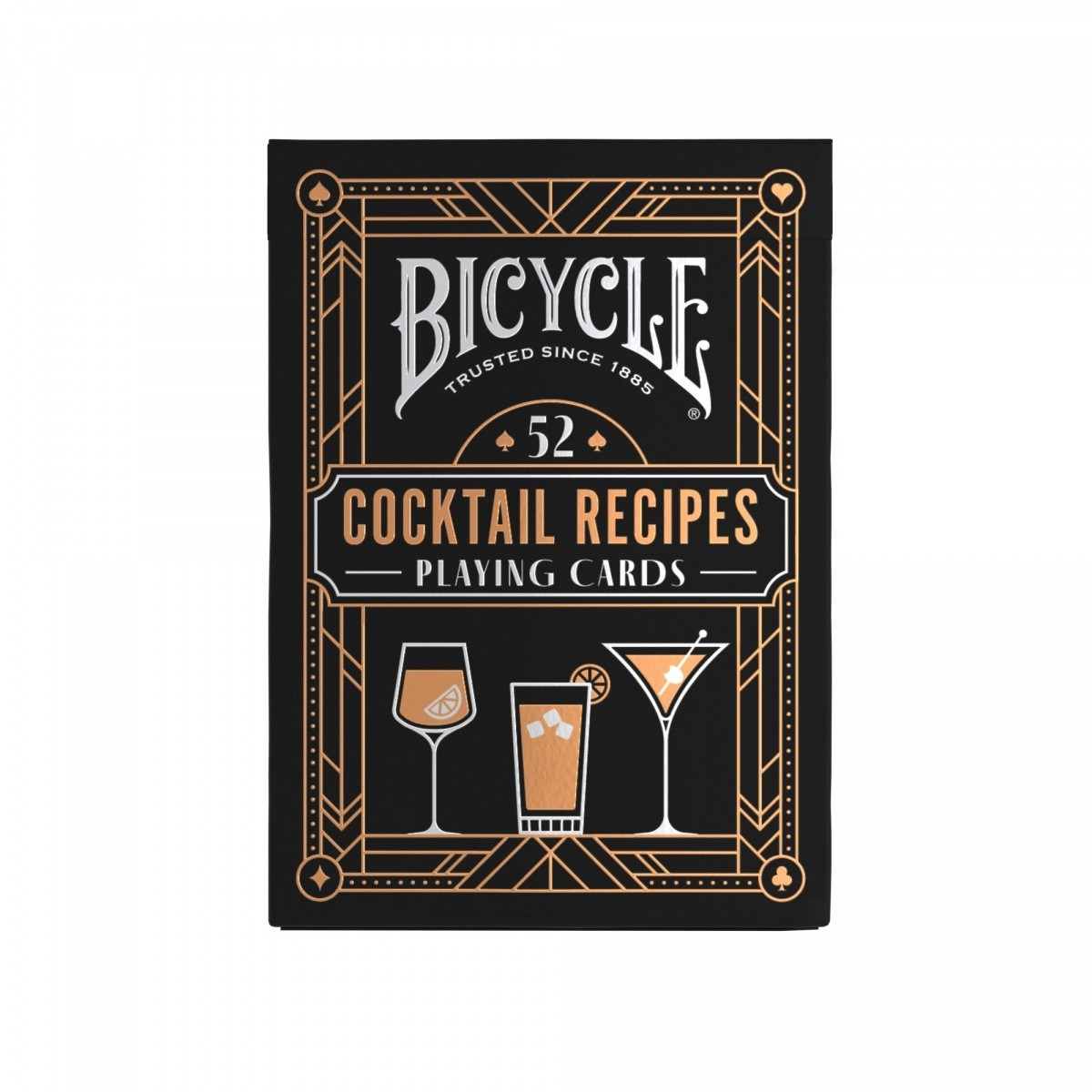 Hracie karty Bicycle Cocktail s receptami na koktaily