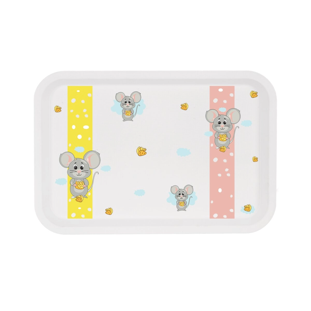 E-shop Orion Servírovacia detská tácka MYŠKA 30,5x21 cm