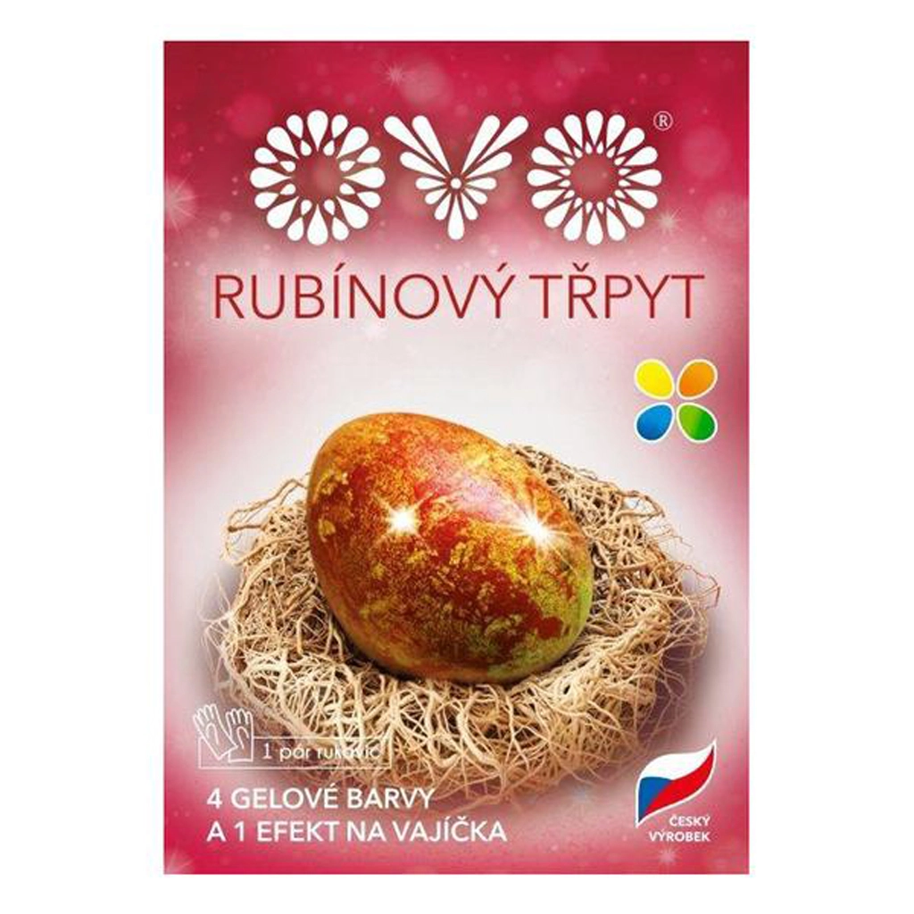 E-shop Gélové farby s efektom rubínového trblietania, sada 5 × 5 ml
