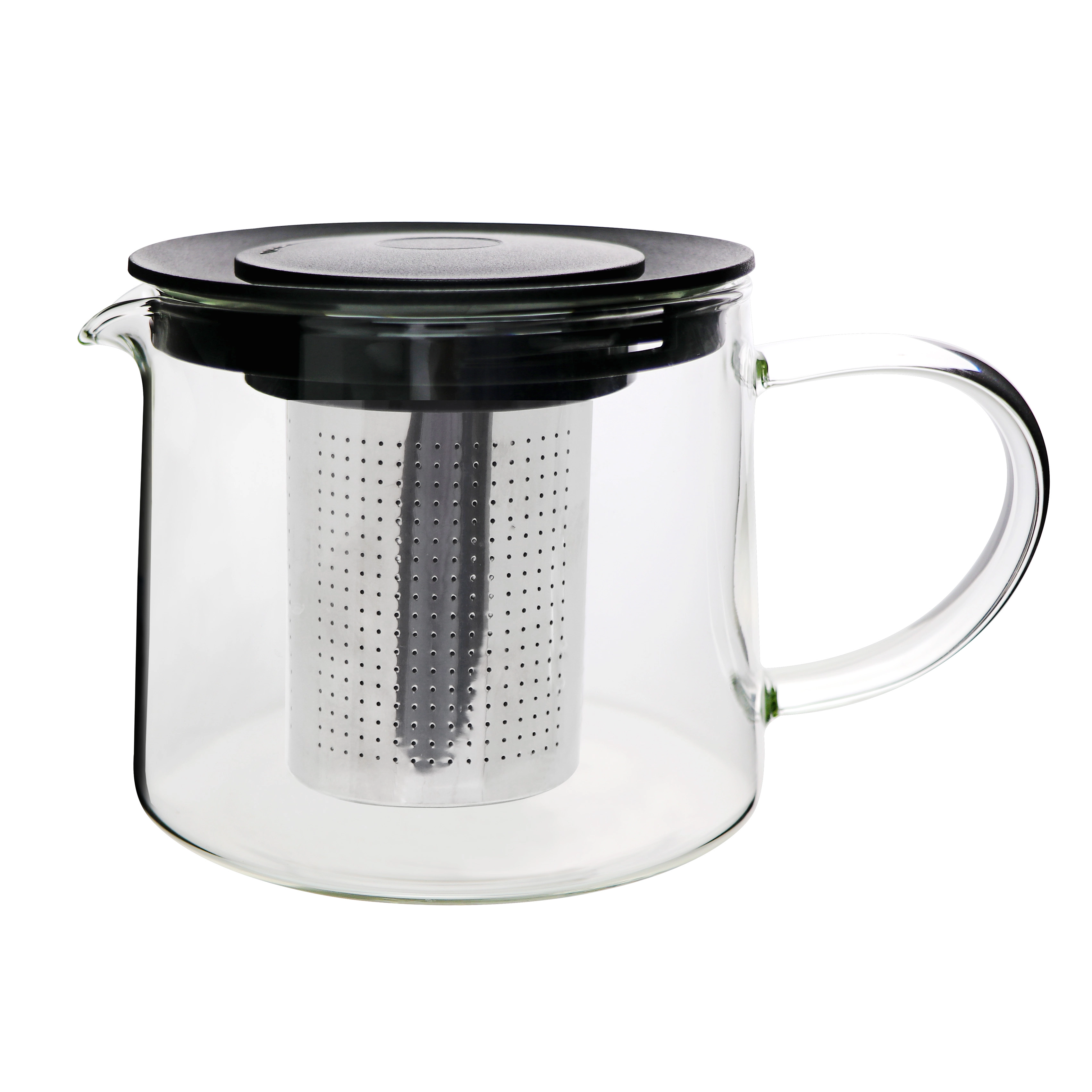 Sklenená kanvica na čaj 0,6 l so sitkom a vekom Kitchisimo