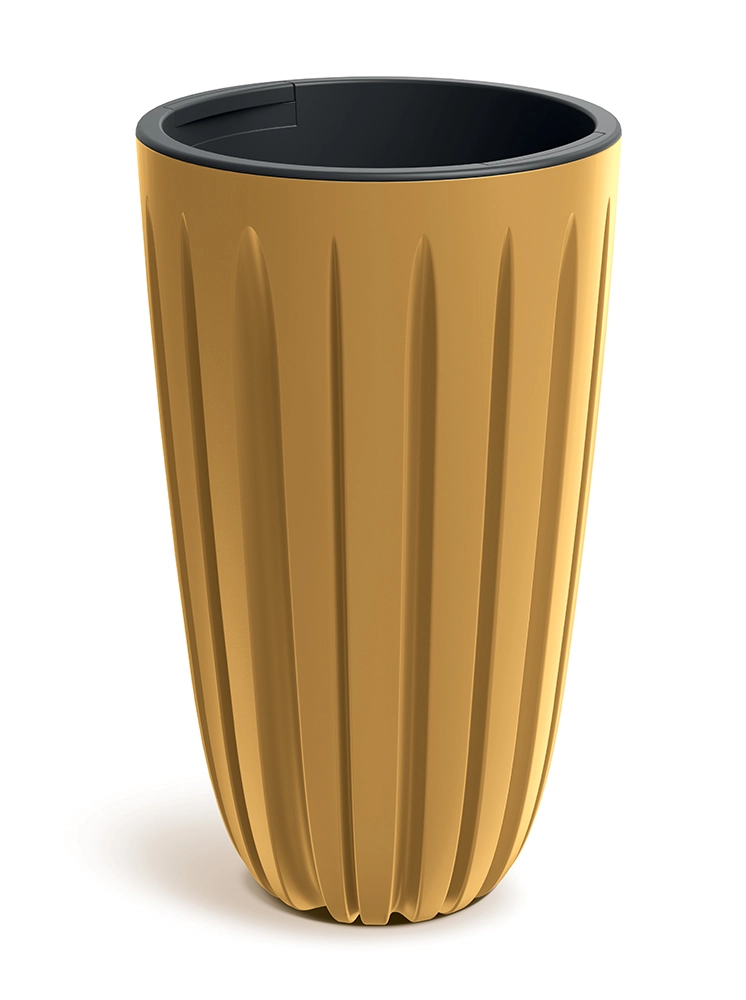 E-shop Prosperplast Plastový květináč Warios 29x50 cm hořčicový