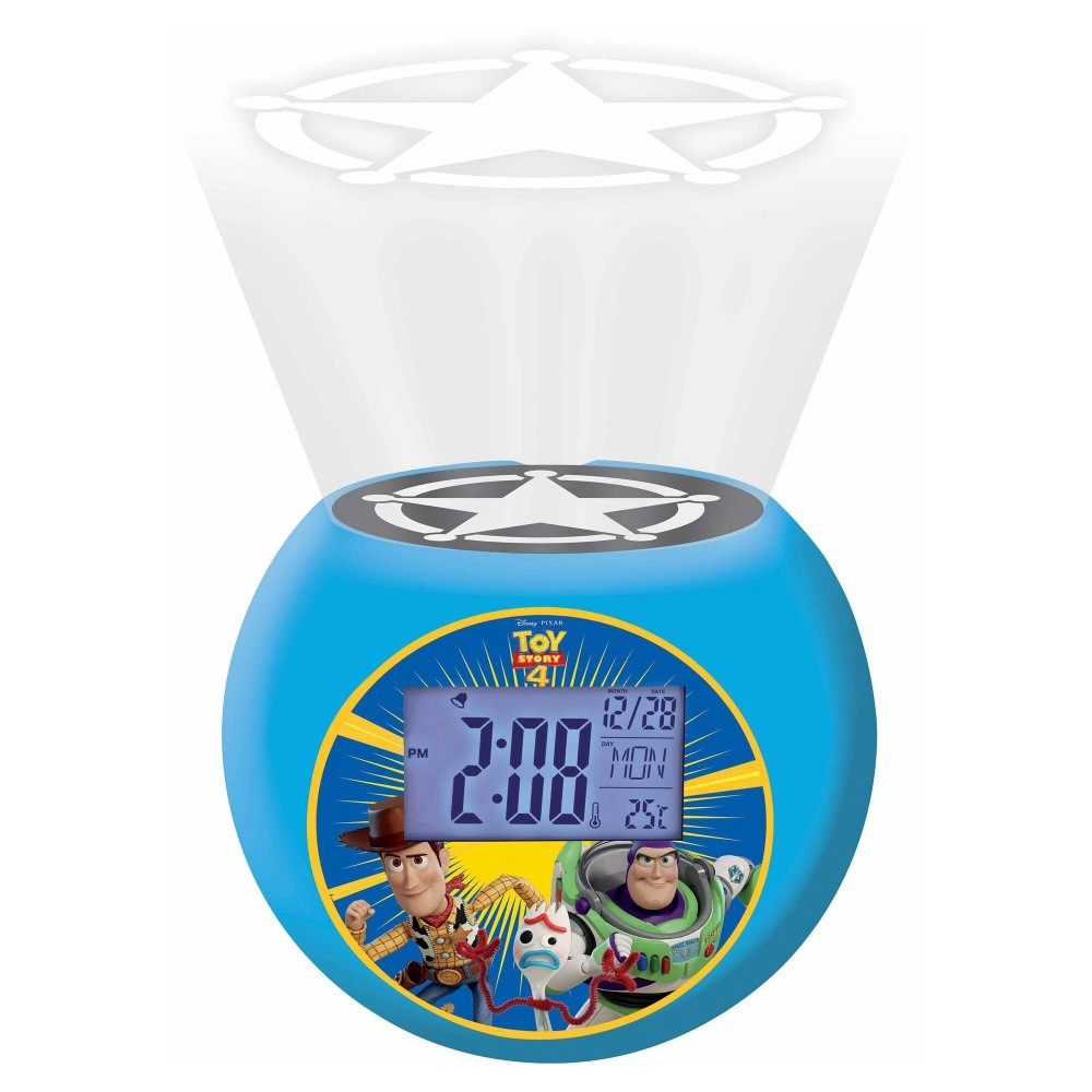 E-shop Detský rádiobudík s projektorom TOY STORY 4 a LCD displejom
