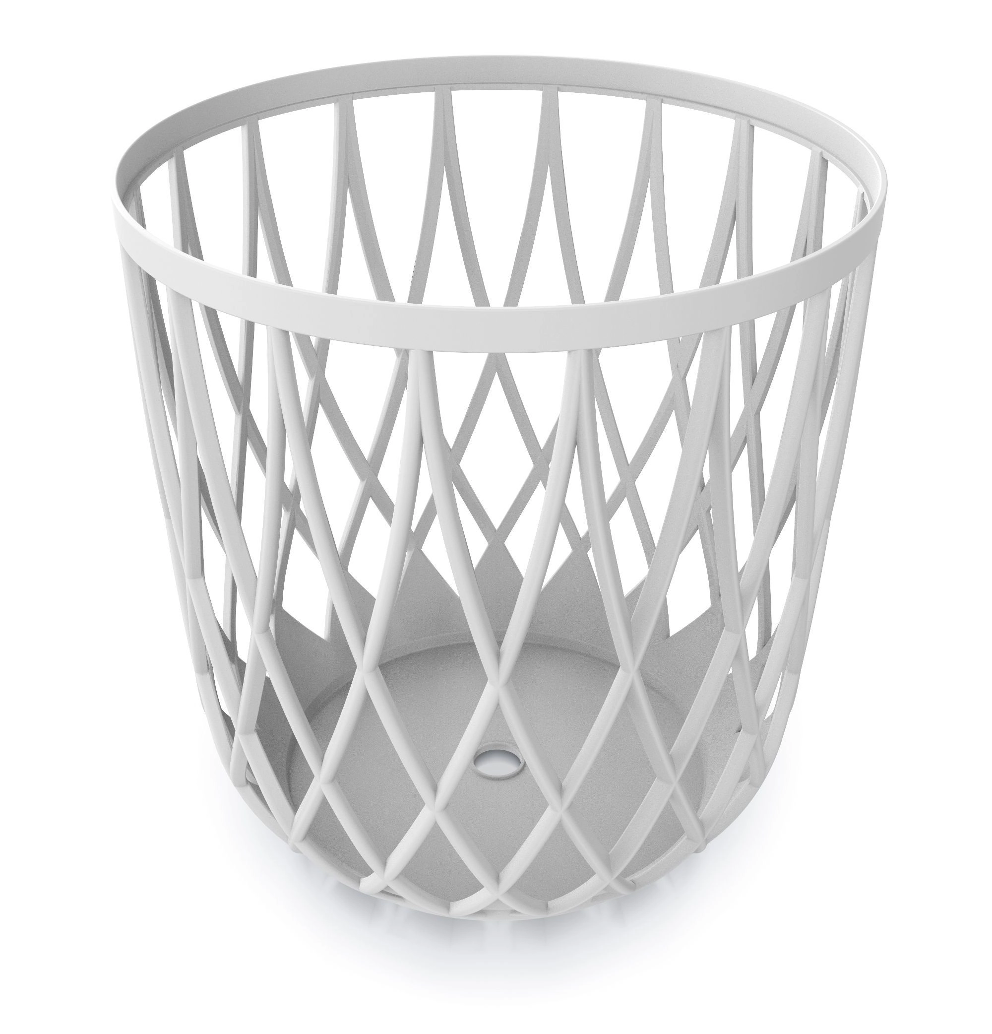 E-shop Prosperplast Univerzálny kôš UNIQUBO biely 44,7cm
