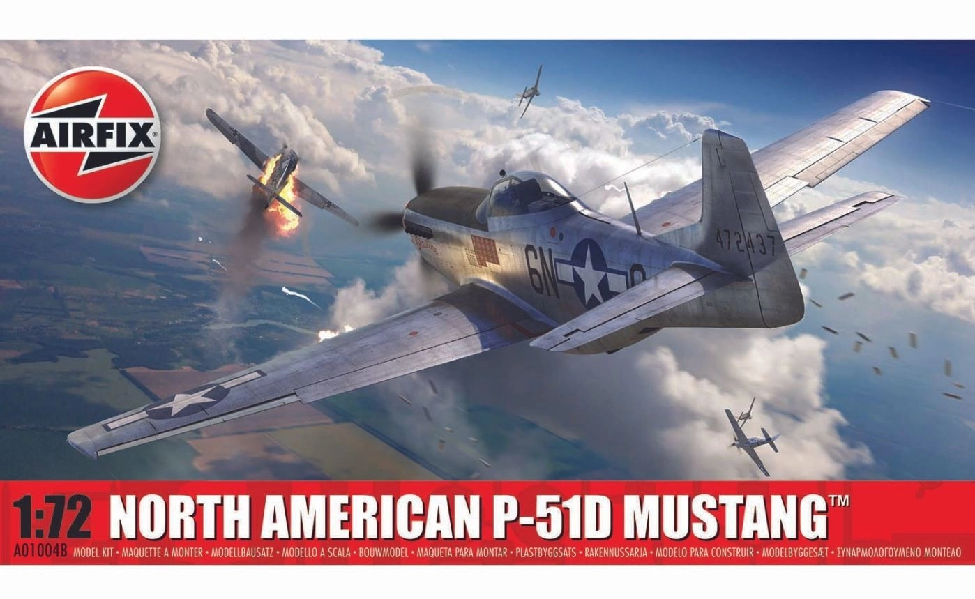 E-shop Airfix North American P-51D Mustang Classic Kit letadlo A01004B 1:72