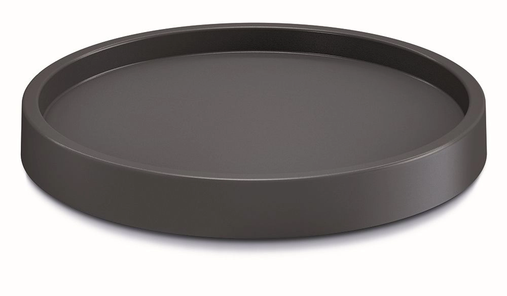 E-shop Prosperplast Pojízdná podložka Mobile Saucer Round antracit 44,6 cm