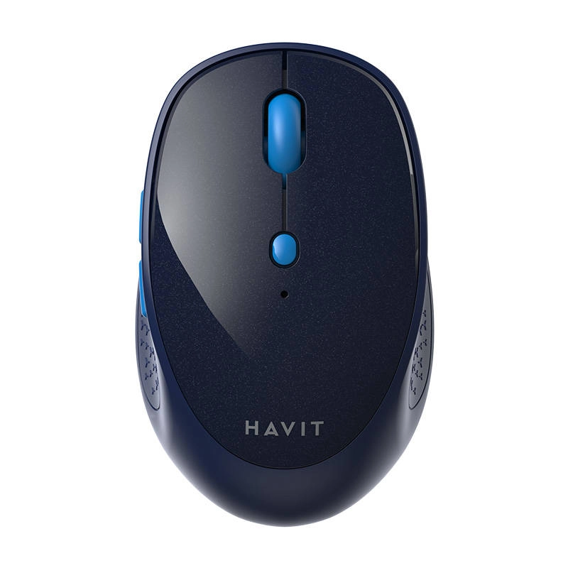 Bezdrôtová ergonomická myš HAVIT, modrá