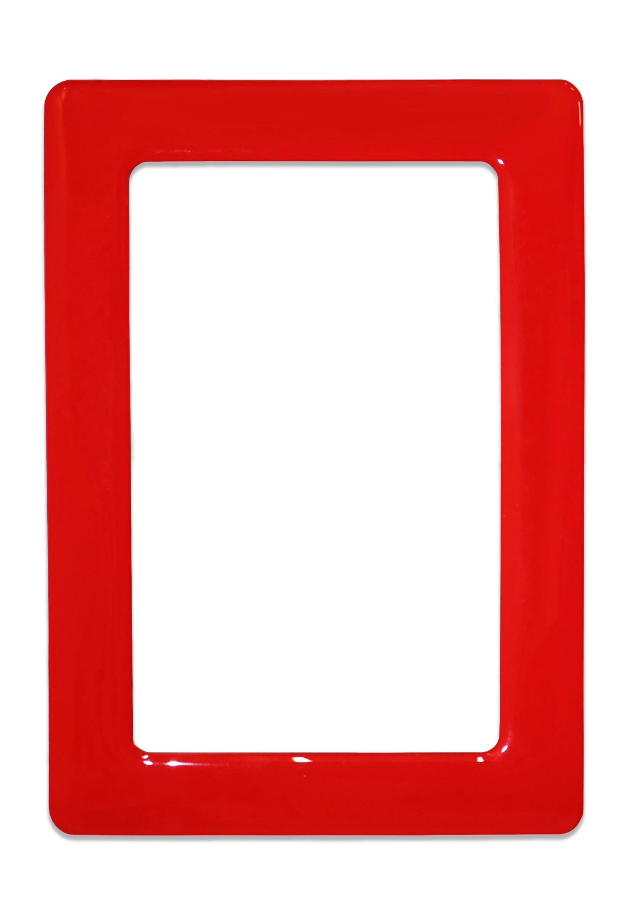 E-shop Magnetický samolepiaci rámček veľkosti 13,0×8,1 cm - červený