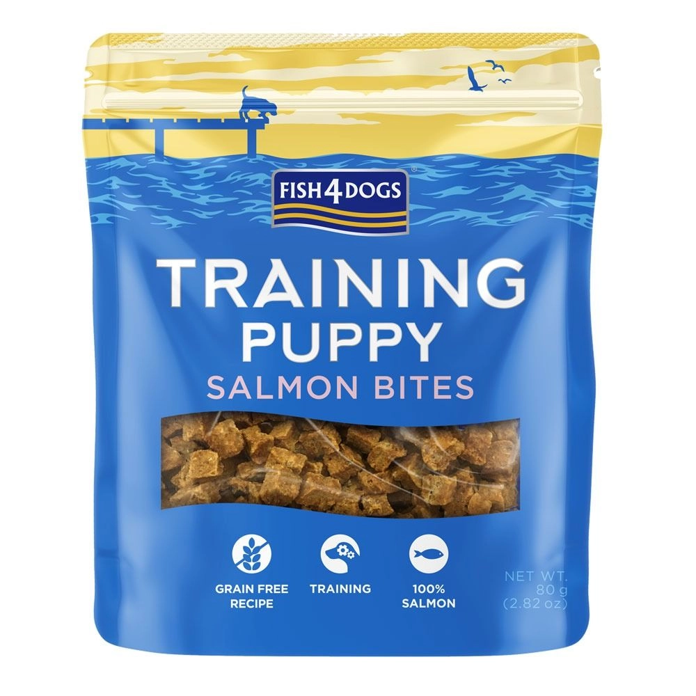 E-shop FISH4DOGS Tréningové maškrty pre šteniatka losos 80 g